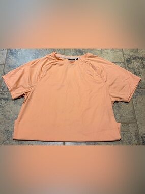 Spyder Women’s Neon Orange Dry fit shirt, size S
